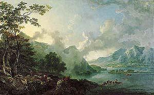 George Barret View of Windermere Lake oil painting image